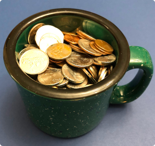 coin cup